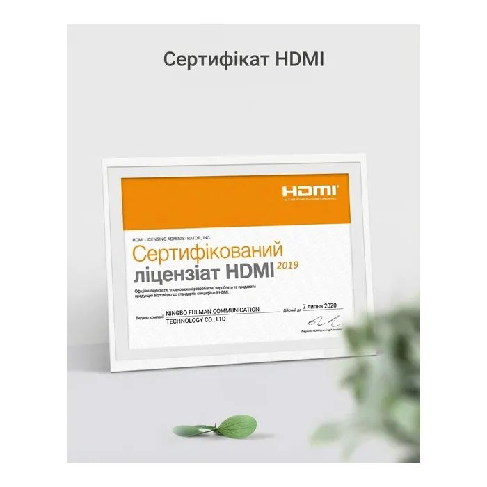 Переходник DisplayPort Male to HDMI Female Adapter Black Vention (HBMB0) изображение 6