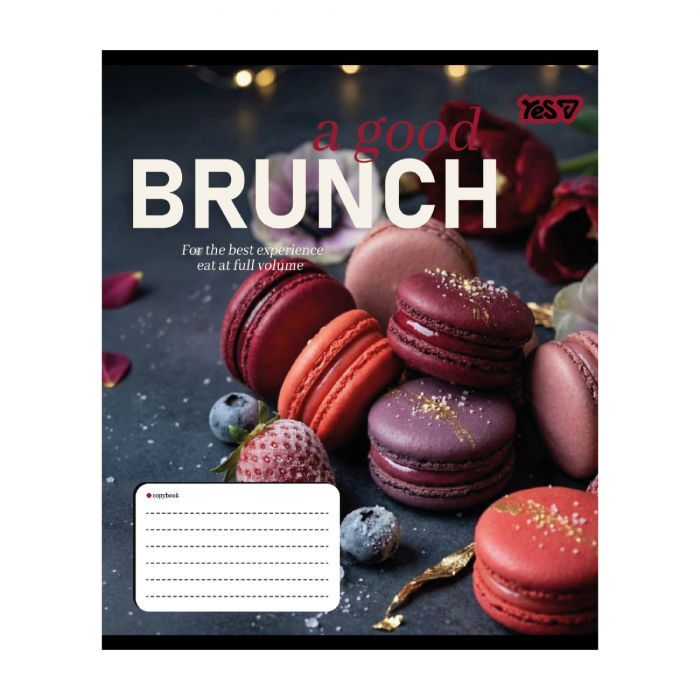 Зошит Yes Brunch А5 18 аркушів клітинка (769098) зображення 4