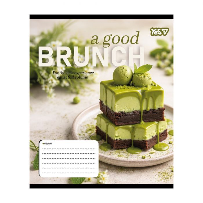 Зошит Yes Brunch А5 18 аркушів клітинка (769098) зображення 5