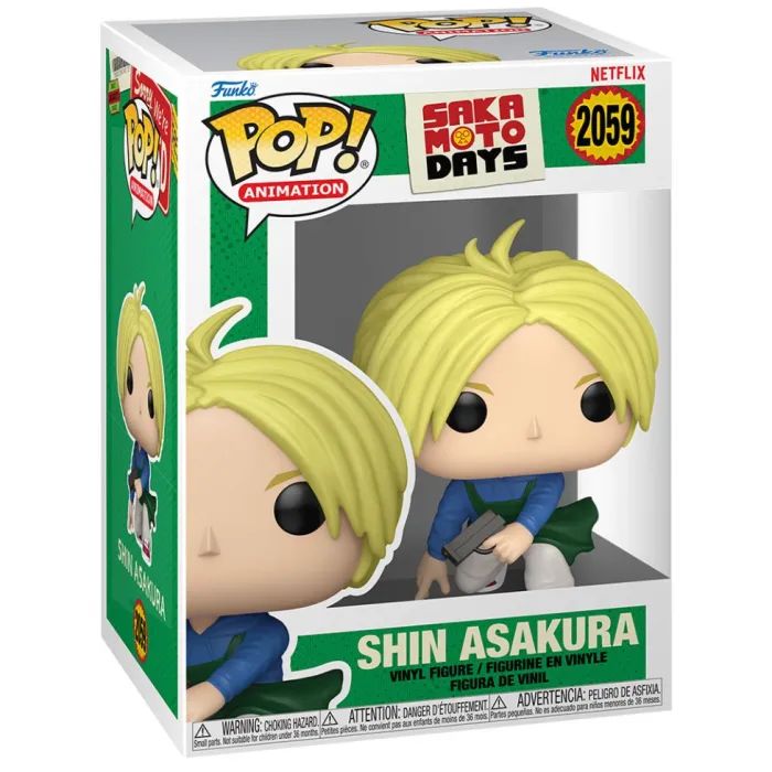 Фигурка Funko Pop серии Дни Сакамото - Шин Асакура (86689) изображение 2