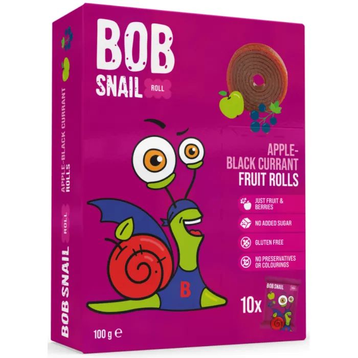 Конфета Bob Snail Яблоко черная смородина 100 г (1740877)