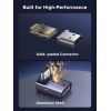 Перехідник HDMI M to HDMI F 8K60Hz 48Gbps 90° corner black Ugreen (85632) зображення 8