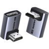 Перехідник HDMI M to HDMI F 8K60Hz 48Gbps 90° corner black Ugreen (85632)