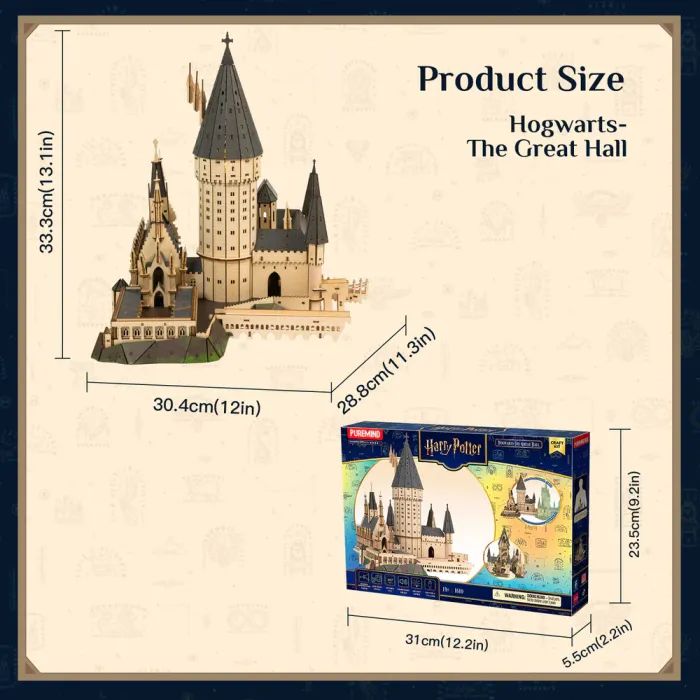 Конструктор Puremind Hogwarts-The Great Hall (1610) изображение 9