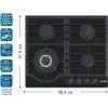 Варочная поверхность PRIME Technics PGH 50273 FGBC изображение 3