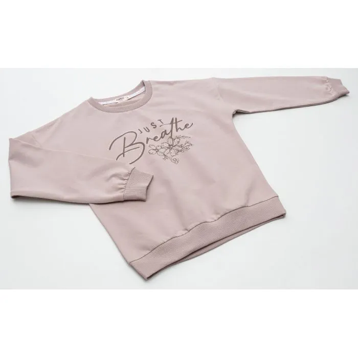 Кофта детская Breeze с цветком (22228-164G-beige) изображение 2