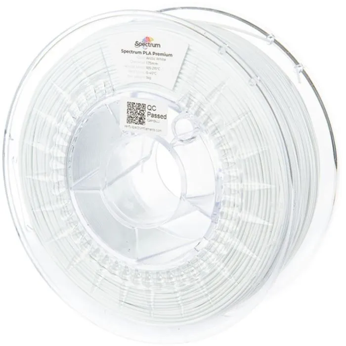 Пластик для 3D-принтера Spectrum PLA Premium 1.75mm 1kg White, Arctic (80042)