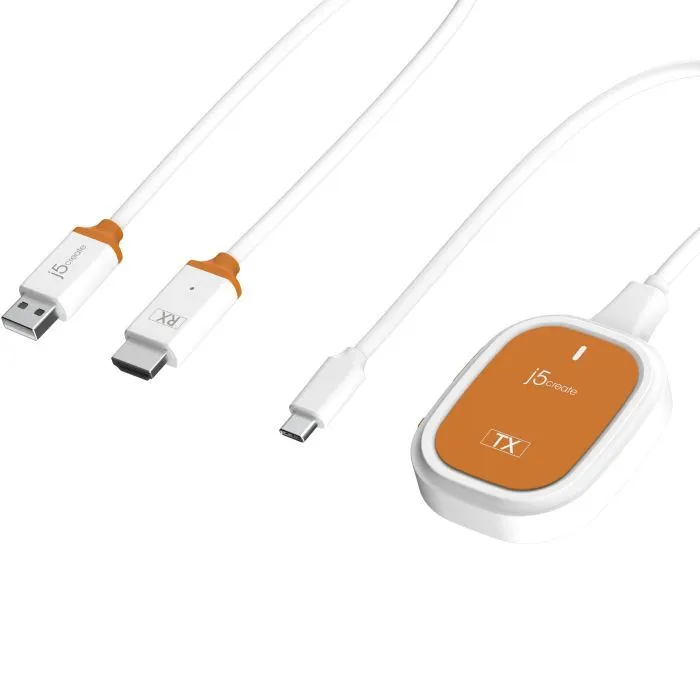 Адаптер HDMI extender 15m ( USB-C to HDMI ) wireless J5create (JVAW61-N) зображення 2
