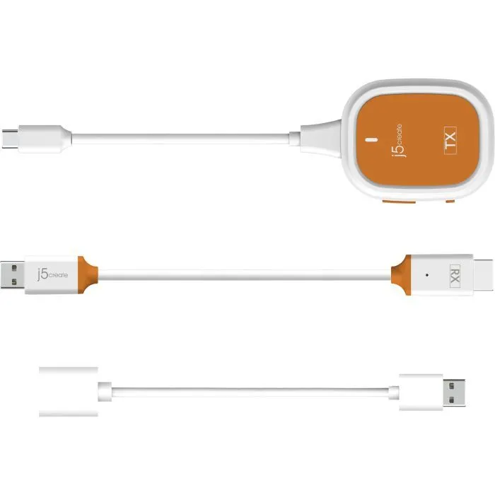 Адаптер HDMI extender 15m ( USB-C to HDMI ) wireless J5create (JVAW61-N) зображення 3