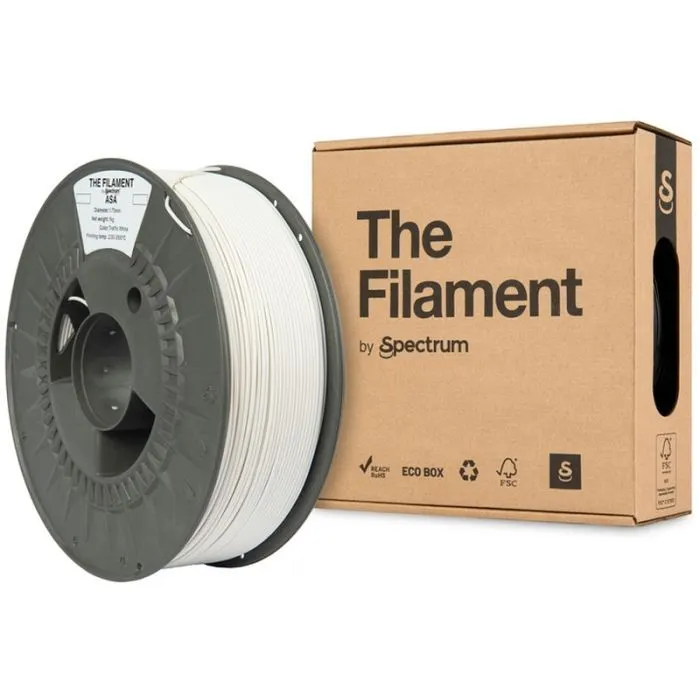 Пластик для 3D-принтера The Filament ASA 1.75mm 1kg White, Traffic (TF-24209) изображение 3