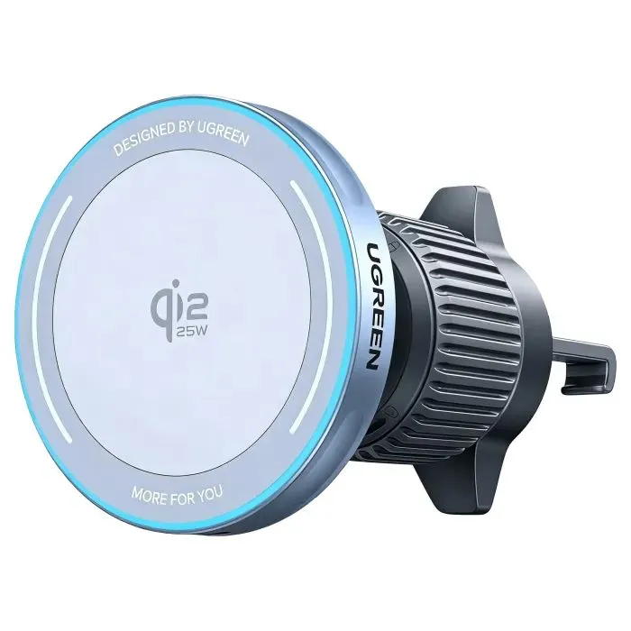 Універсальний автотримач Ugreen W758 Magnetic Wireless Car Charger 25W QI2.2 Starlight Blue (55967)