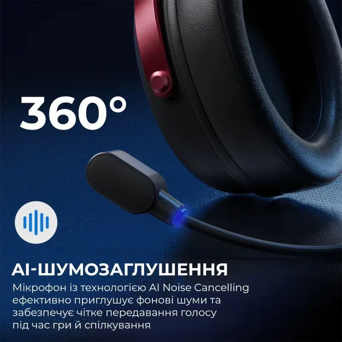 Наушники Ajazz AHW10 Black (AHW10-B) изображение 10