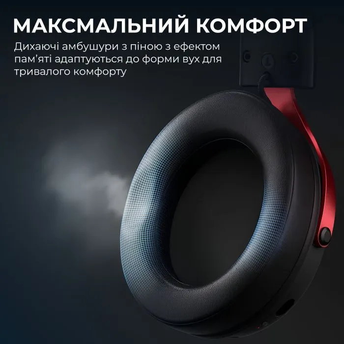 Наушники Ajazz AHW10 Black (AHW10-B) изображение 12