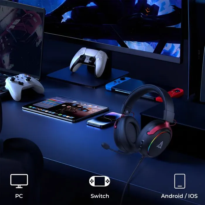 Наушники Ajazz AHW10 Black (AHW10-B) изображение 14