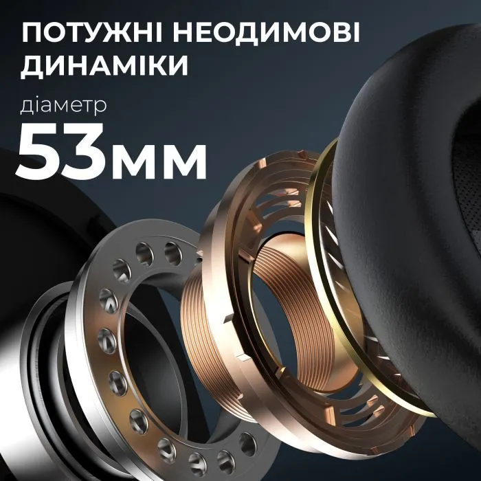 Наушники Ajazz AHW10 Black (AHW10-B) изображение 7