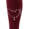 Колготки детские BNM со стразами (M0C0302-1187-13G-red) изображение 2