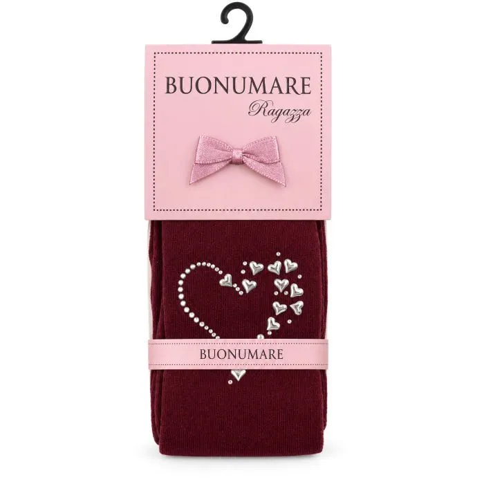 Колготки детские BNM со стразами (M0C0302-1187-13G-red) изображение 3