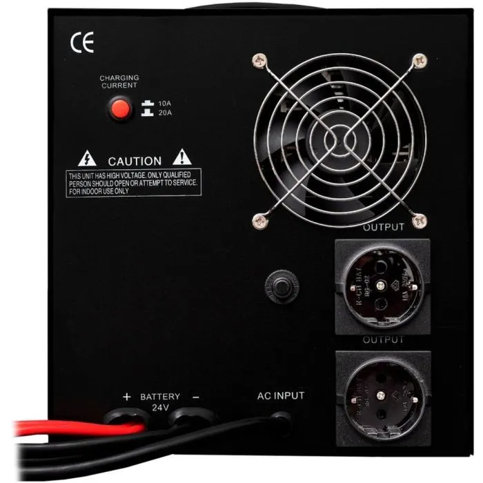 Пристрій безперебійного живлення LogicPower LPL-PSW-2000VA+ ( 1400W ) 24V (37721) зображення 2