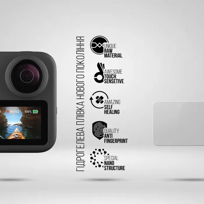 Пленка защитная Armorstandart hydrogel GoPro MAX Only 1 Big Screen 3 pcs (ARM93843) изображение 2