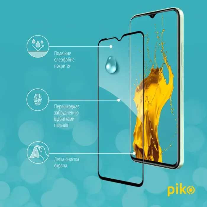 Скло захисне Piko Full Glue ZTE Blade V50 Design Black (1283126620713) зображення 5