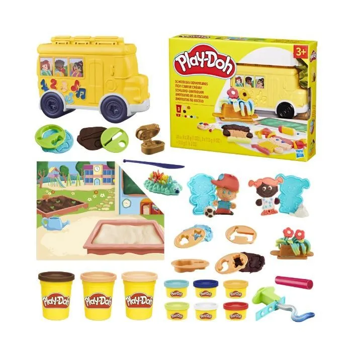 Набір для творчості Hasbro Play-Doh Шкільні пригоди (F9140) зображення 2