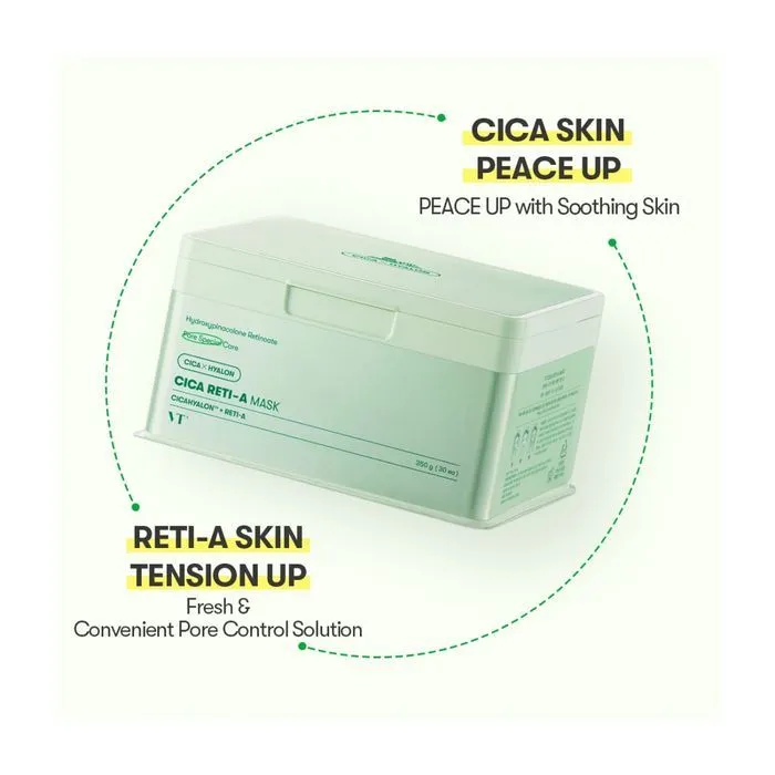 Маска для обличчя VT Cosmetics Cica Reti-A Mask 350 г (8809695678028) зображення 4