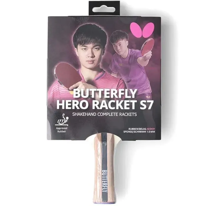 Ракетка для настільного тенісу Butterfly HERO Racket S7 Lin Yun-Ju (6251770002) (932290) зображення 6