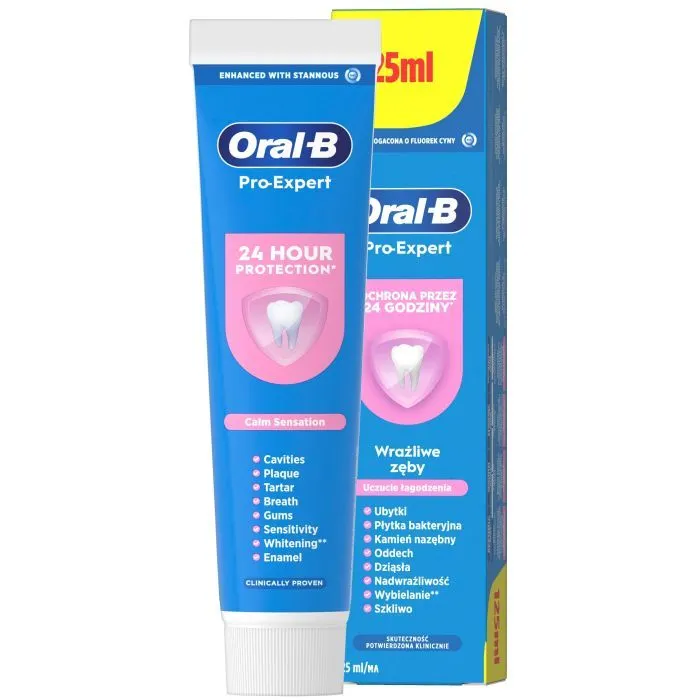 Зубна паста Oral-B Pro-Expert Заспокійливе відчуття 125 мл (8006530194648)