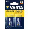 Батарейка Varta Longlife 9V 6LR61 *2 (04122101412)
