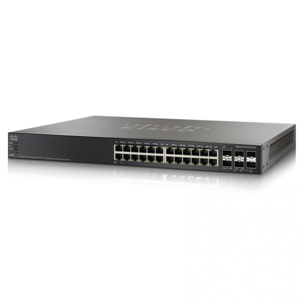Комутатор мережевий Cisco SG500X-24P (SG500X-24P-K9-G5)