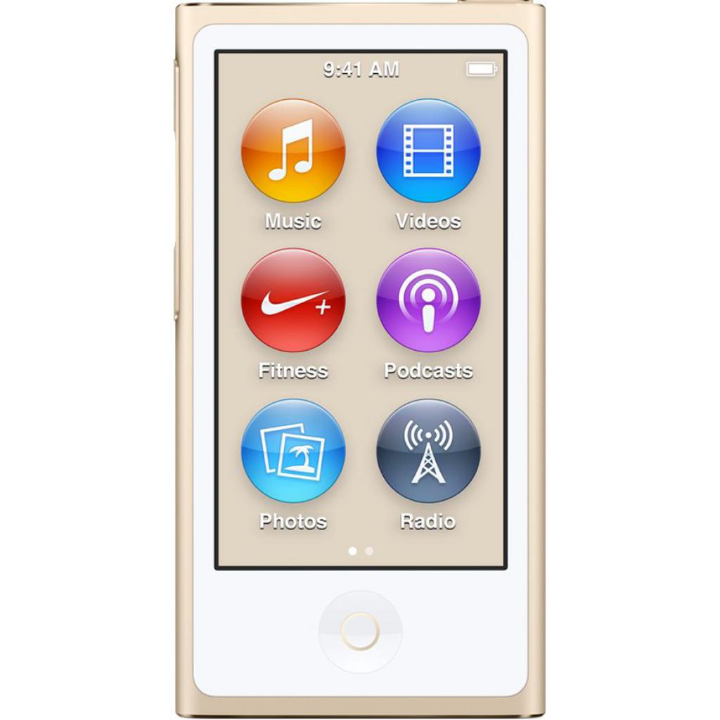 MP3 плеєр Apple iPod nano 16GB Gold (MKMX2QB/A)