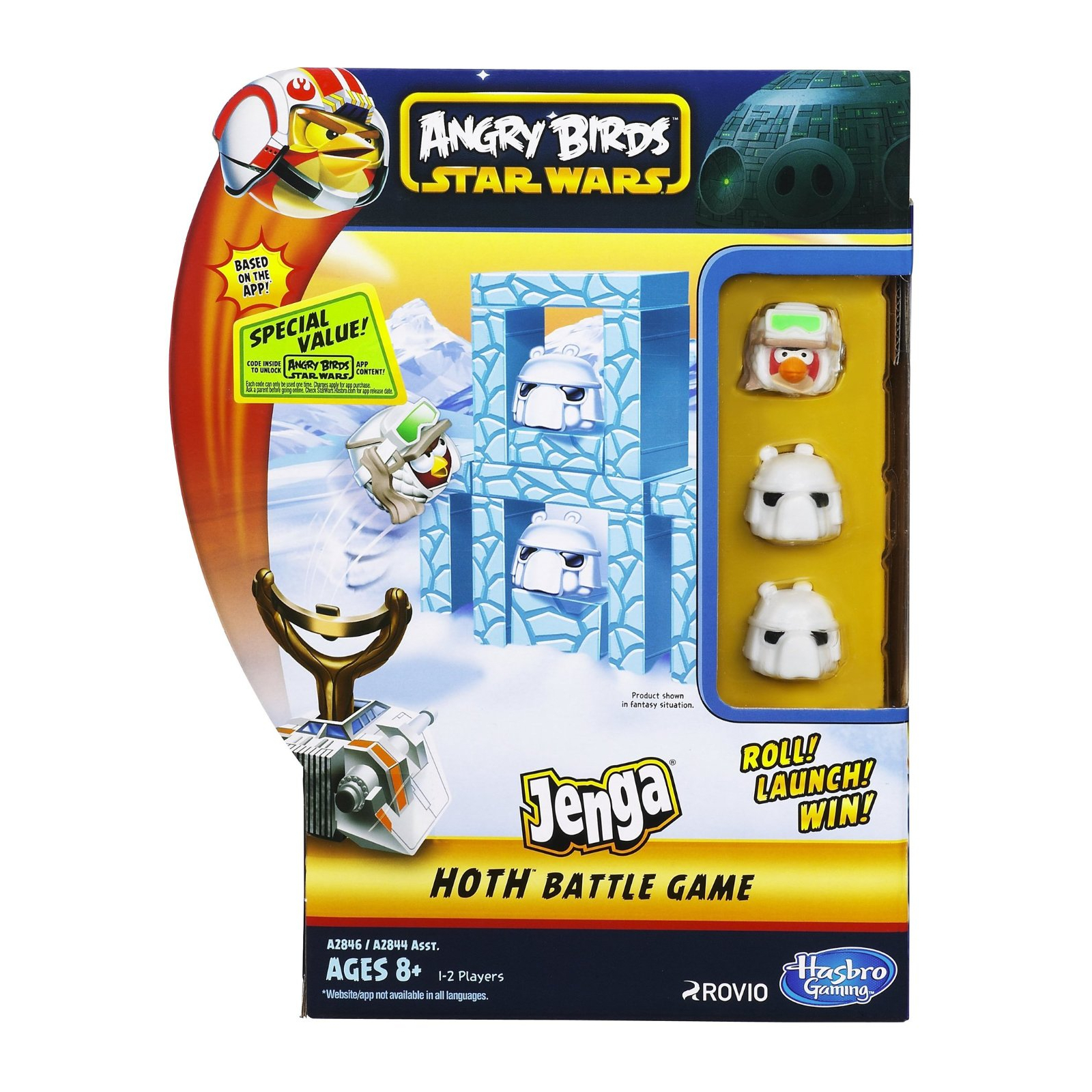 Настільна гра Hasbro Star Wars Angry Birds Star Wars Jenga Сражение (A2844-1)