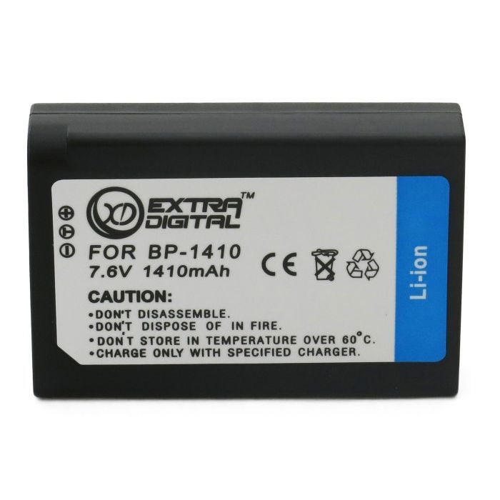 Аккумулятор к фото/видео Extradigital Samsung BP1410 (BDS2684) изображение 2