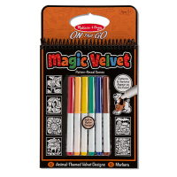 Набор для творчества Melissa&Doug Магическая бархатная раскраска Животные (MD5397)