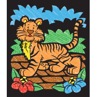 Набор для творчества Melissa&Doug Магическая бархатная раскраска Животные (MD5397) изображение 2