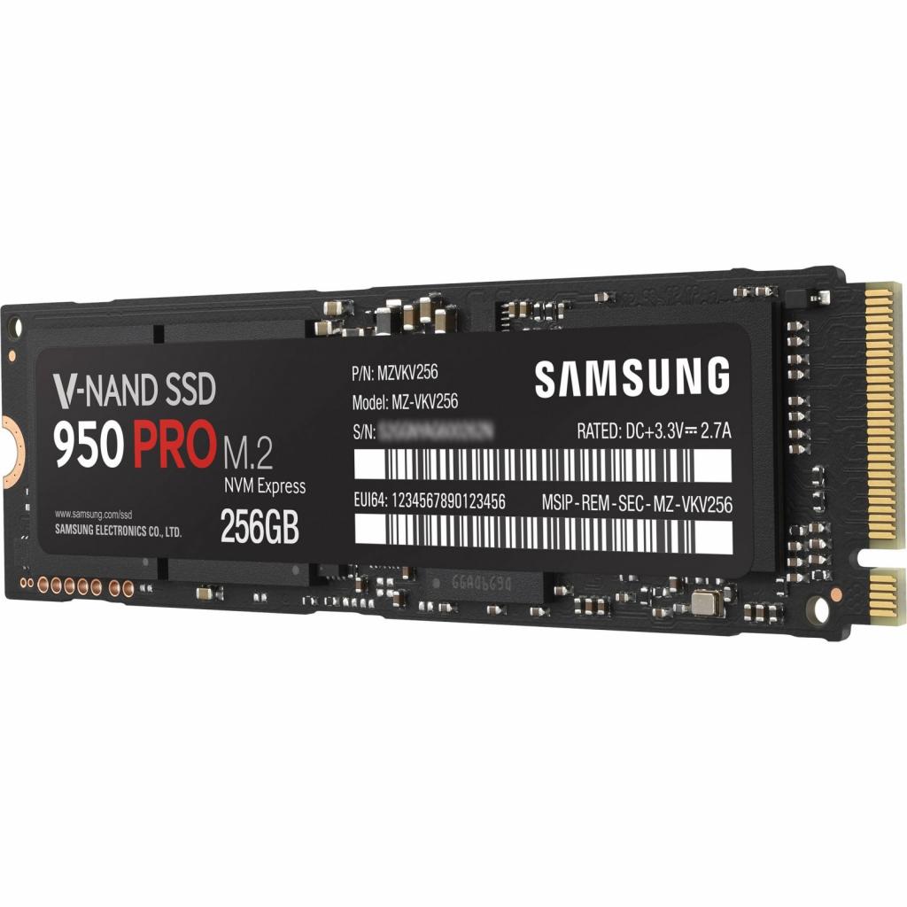 Накопитель SSD M.2 256GB Samsung (MZ-V5P256BW) изображение 3