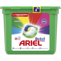 Капсулы для стирки Ariel Pods Все-в-1 Color 23 шт. (4084500078710)