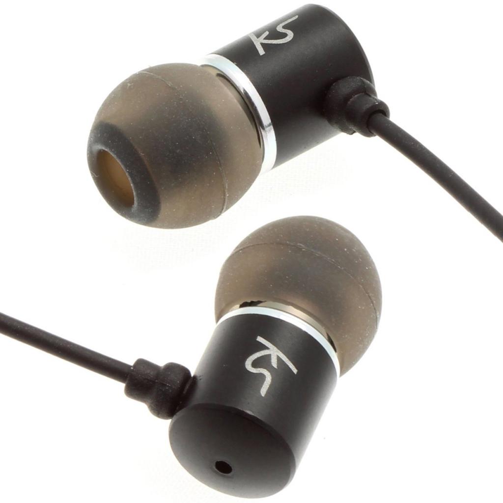 Наушники KitSound KS Ace In-Ear Headphones with mic Black (KSACEMBK) изображение 3