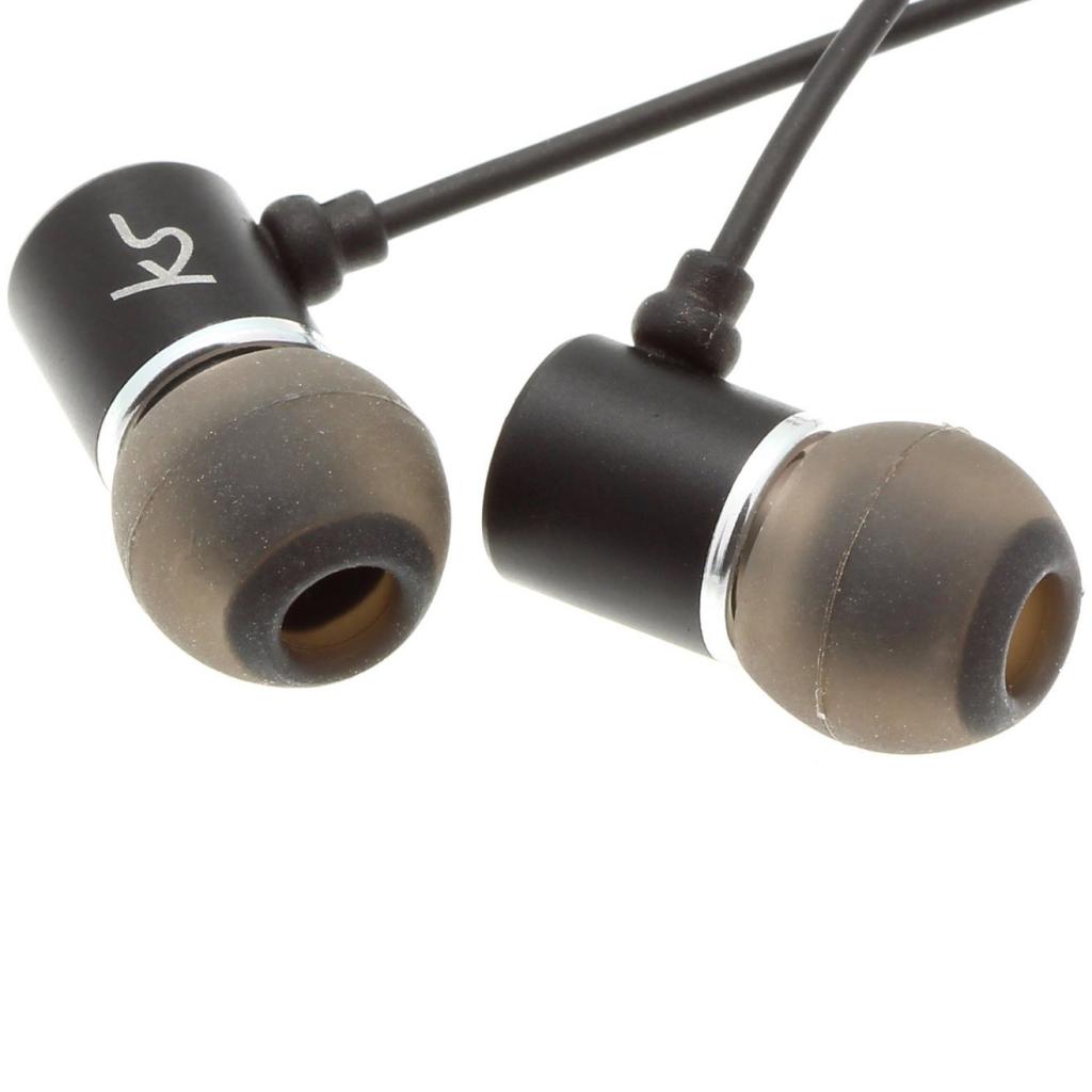 Наушники KitSound KS Ace In-Ear Headphones with mic Black (KSACEMBK) изображение 4