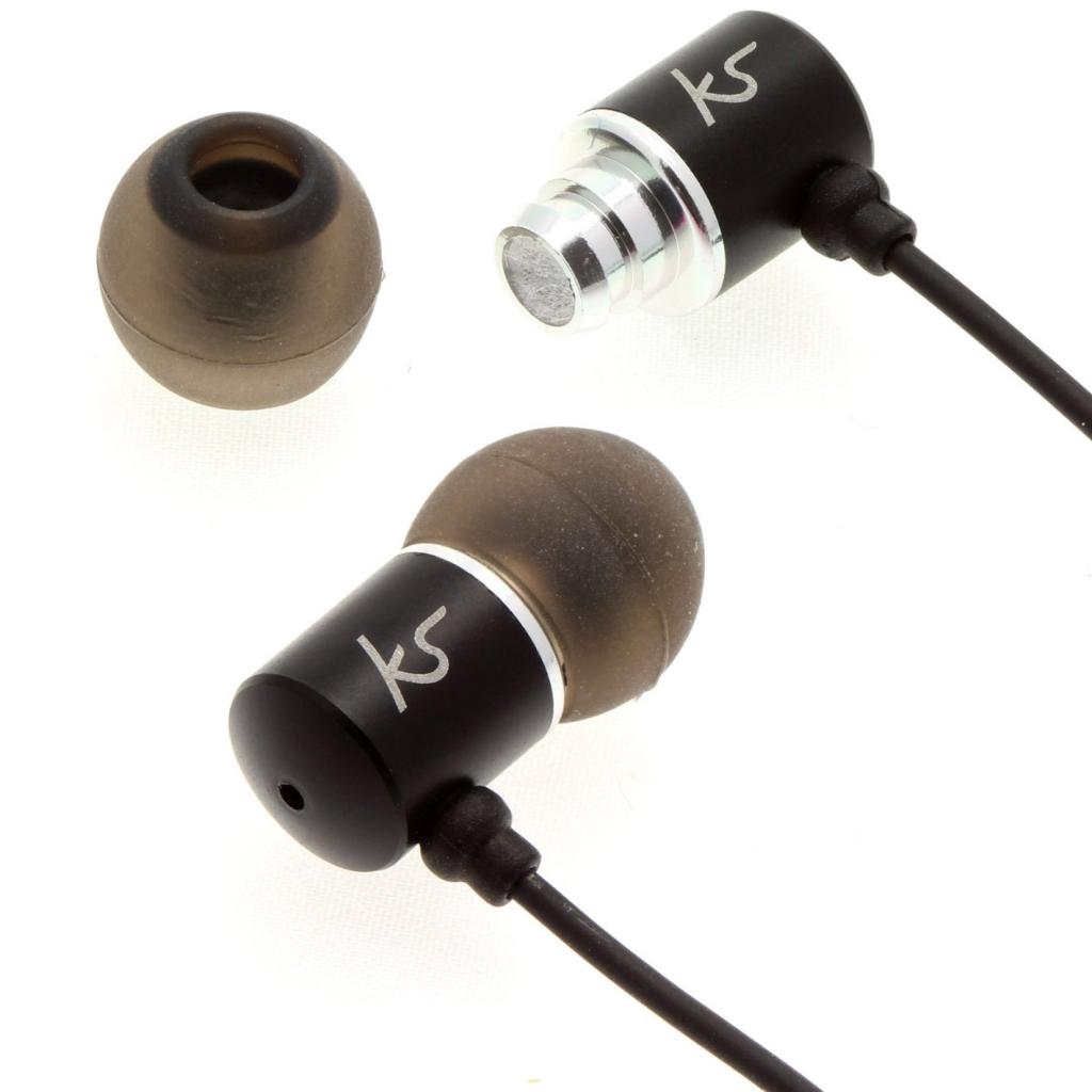 Наушники KitSound KS Ace In-Ear Headphones with mic Black (KSACEMBK) изображение 5