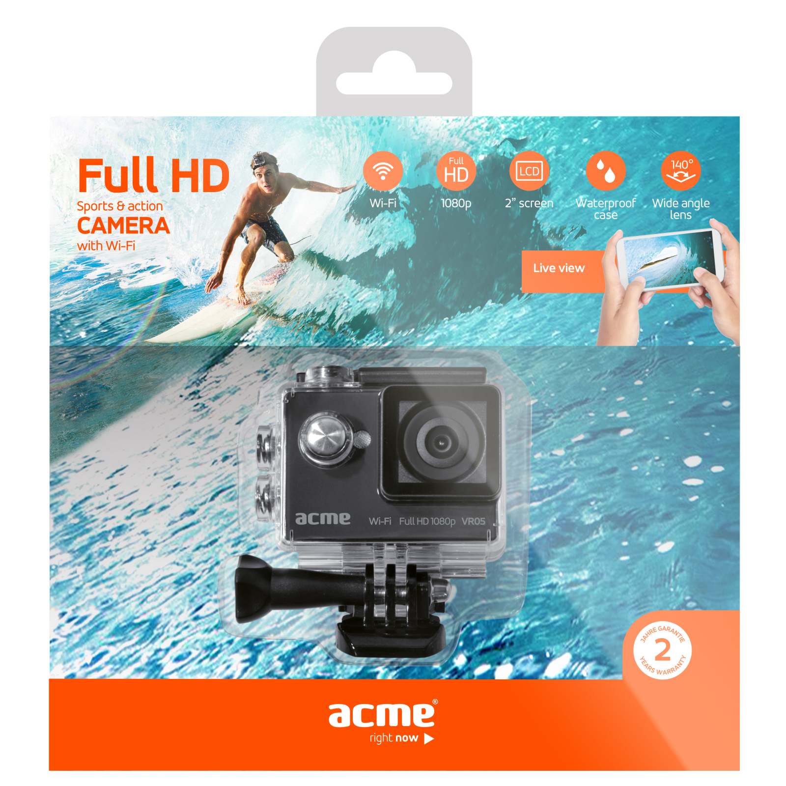 Экшн-камера ACME VR05 Full HDVR05 Full HD Wi-Fi (4770070876404) изображение 12