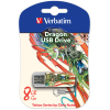 USB флеш накопичувач Verbatim 8GB STORE'N'GO MINI TATTOO DRAGON USB 2.0 (49884) зображення 2