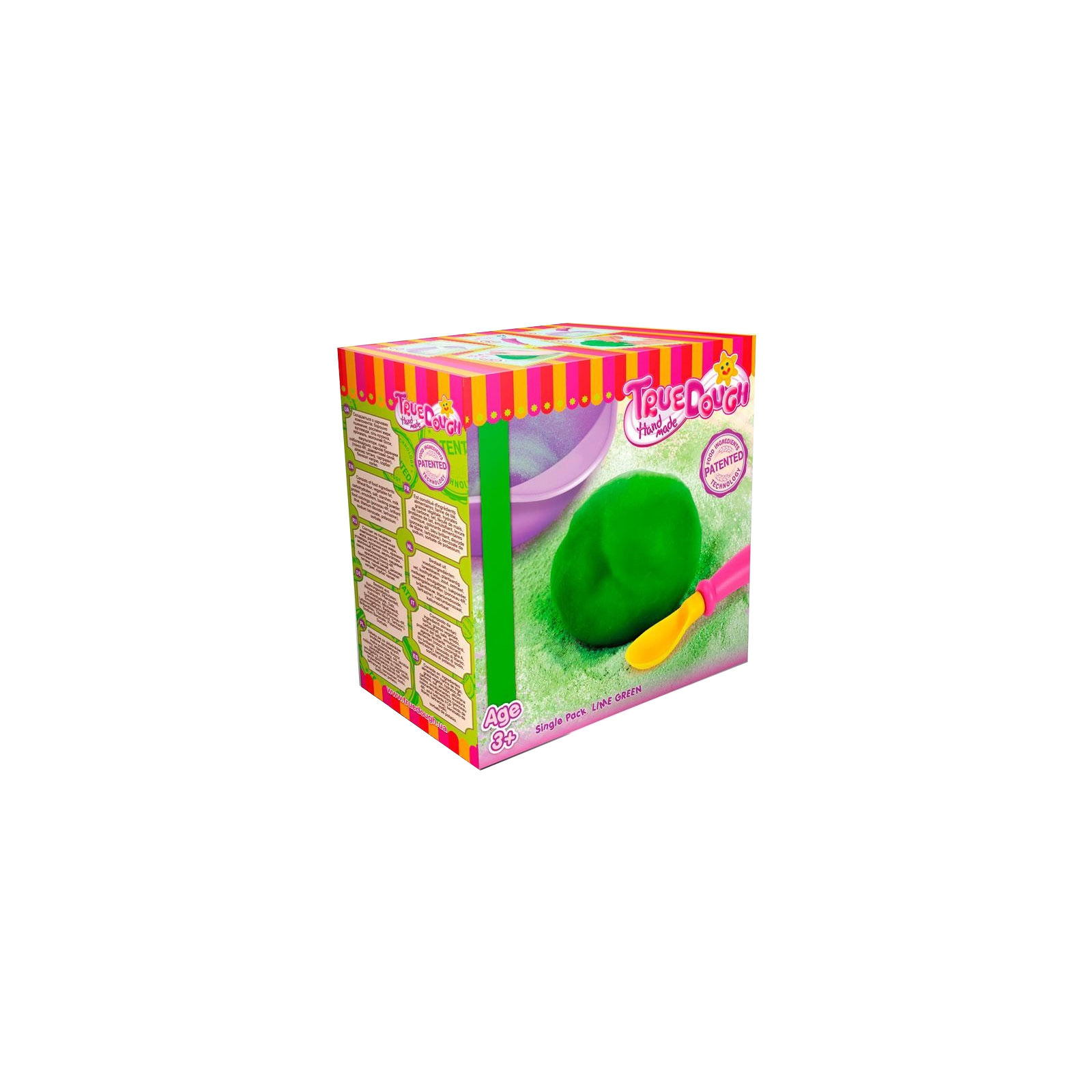 Набор для творчества TrueDough для лепки с одним цветом Лаймово-зеленый (21007)