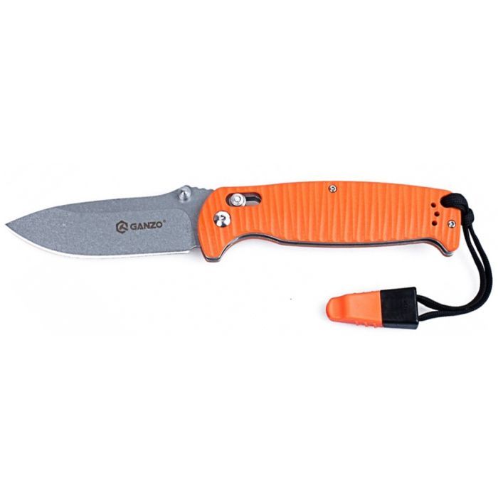 Нож Ganzo G7413P-OR-WS оранжевый (G7413P-OR-WS)