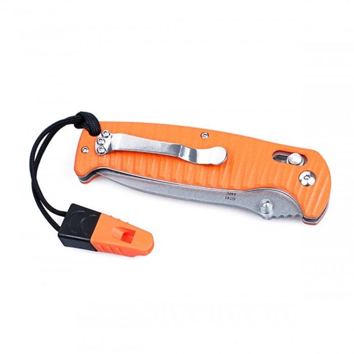 Нож Ganzo G7413P-OR-WS оранжевый (G7413P-OR-WS) изображение 4