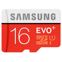 Карта памяти Samsung 16GB microSD Class 10 UHS-I EVO PLUS (MB-MC16DA/RU)