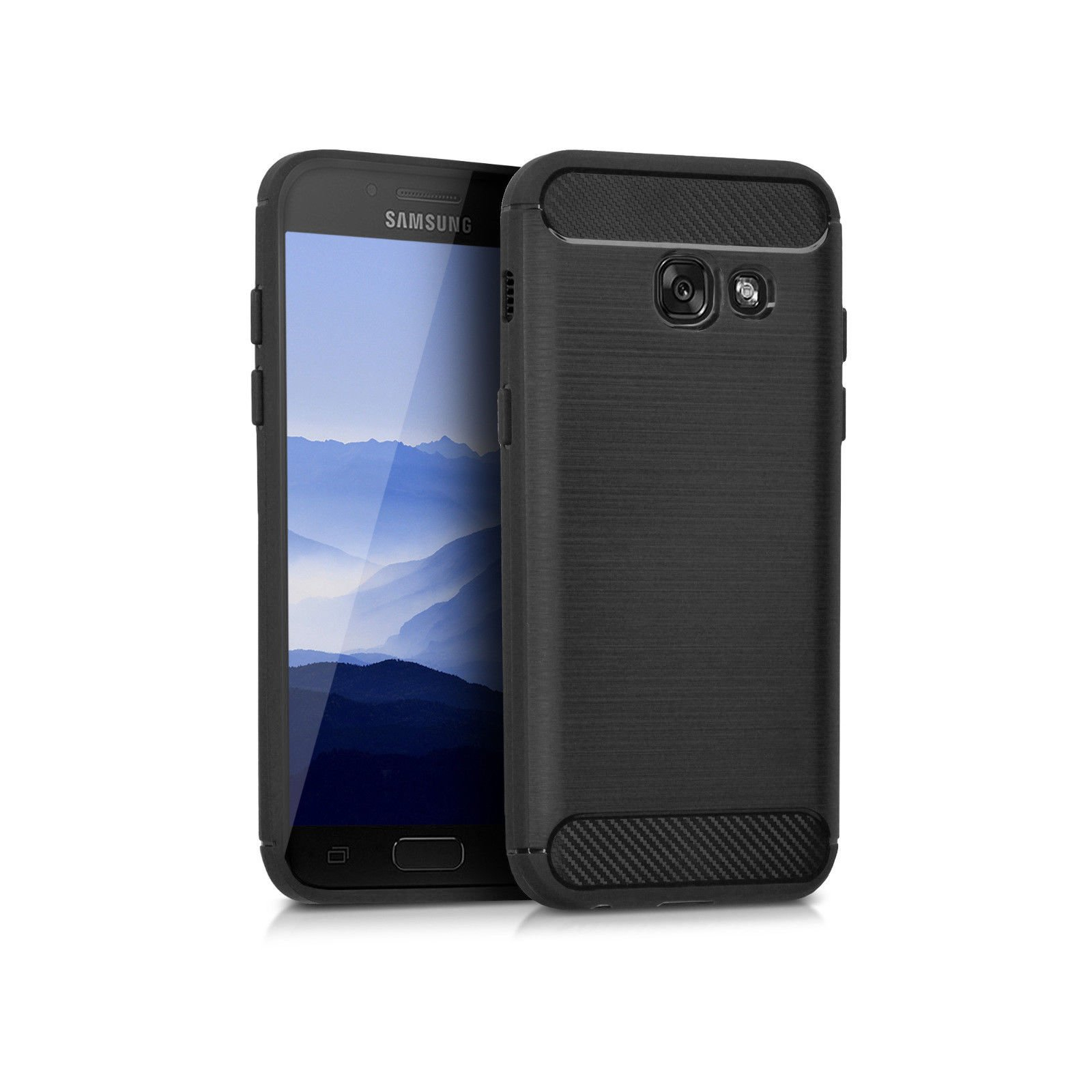 Чехол для мобильного телефона для SAMSUNG Galaxy A3 2017 Carbon Fiber (Black) Laudtec (LT-A32017B) изображение 2