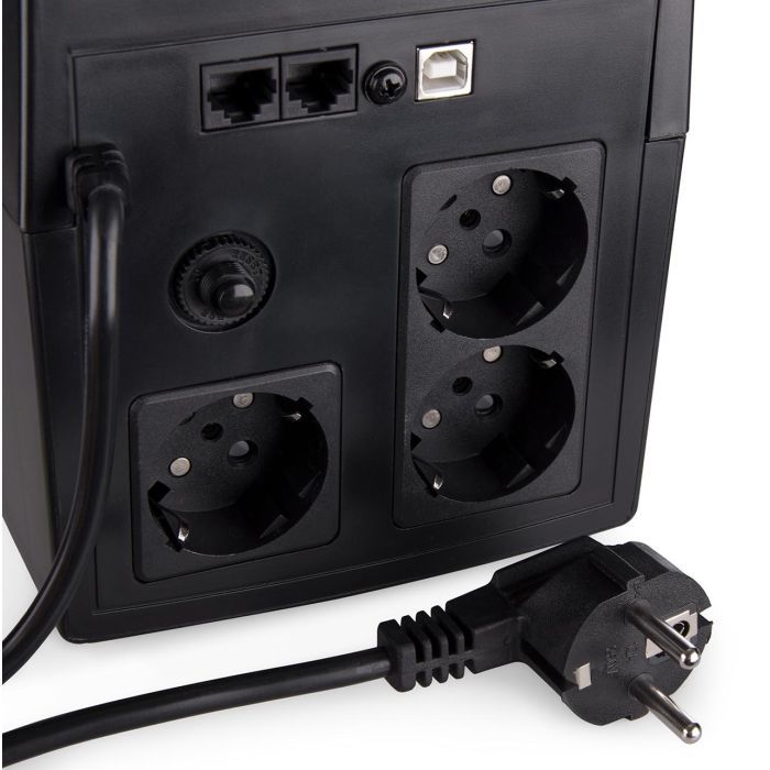Пристрій безперебійного живлення Vinga LCD 1200VA plastic case with USB (VPC-1200PU) зображення 10