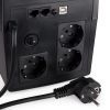 Пристрій безперебійного живлення Vinga LCD 1200VA plastic case with USB (VPC-1200PU) зображення 10
