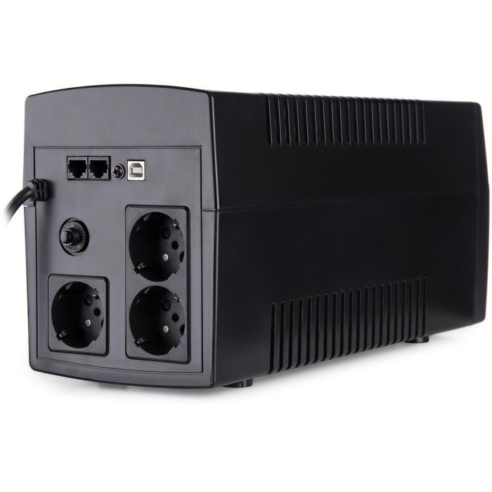 Пристрій безперебійного живлення Vinga LCD 1200VA plastic case with USB (VPC-1200PU) зображення 4